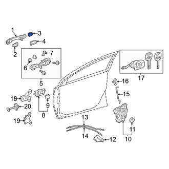 Toyota OE - Front Right Exterior Door Handle Cover