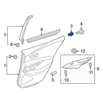 Toyota OE - Door Interior Trim Panel Grommet
