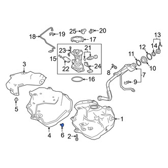 Toyota OE - Floor Pan Splash Shield Bracket