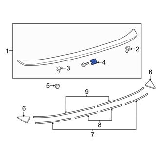 Toyota OE - Spare Tire Hoist Nut