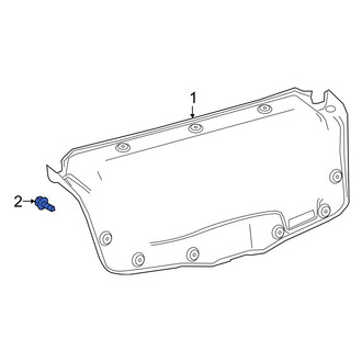 Toyota OE - Trunk Trim Scuff Plate Clip