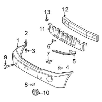 Toyota OE - Front Bumper - Bumper & Components