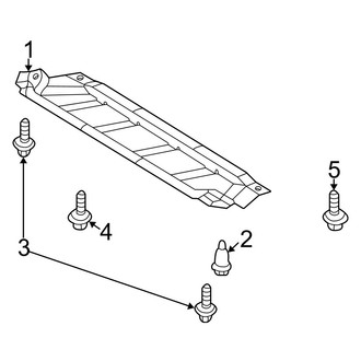 Toyota OE - Radiator Support - Splash Shields
