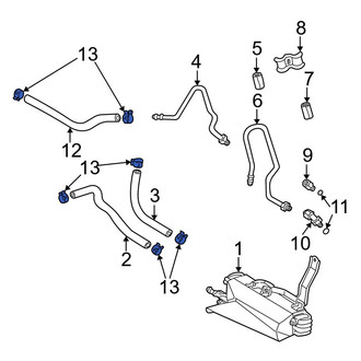 Toyota OE - Automatic Transmission Oil Cooler Clamp