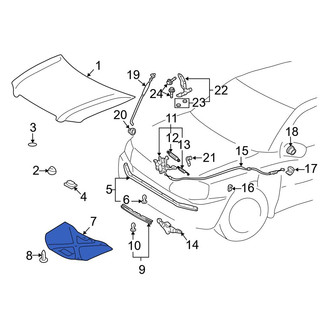 Toyota OE - Hood Insulation Pad