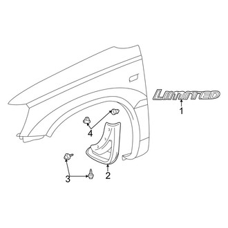 Toyota OE - Fender - Exterior Trim (Limited)