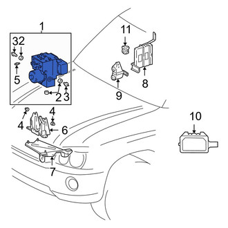Toyota OE - ABS Modulator Valve