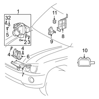 Toyota OE - Electrical - ABS Components