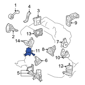 Toyota OE - Right Engine Mount