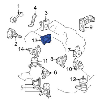 Toyota OE - Engine Mount Bracket