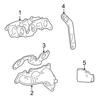 Toyota OE - Exhaust System - Manifold (3.0L)