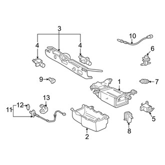 Toyota OE - Emission System - Emission Components (3.0L)