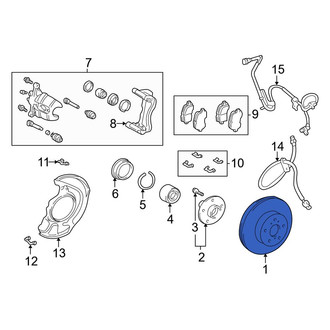 Toyota OE - Front Disc Brake Rotor