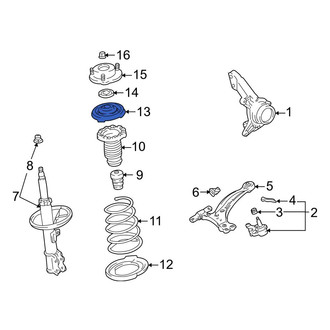 Toyota OE - Front Coil Spring Retainer