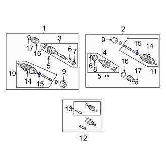 Toyota OE - Rear Inner CV Joint Boot Band