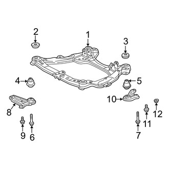 Toyota OE - Front Suspension - Suspension Mounting
