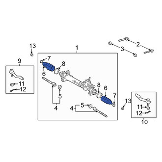 Toyota OE - Rack and Pinion Bellows