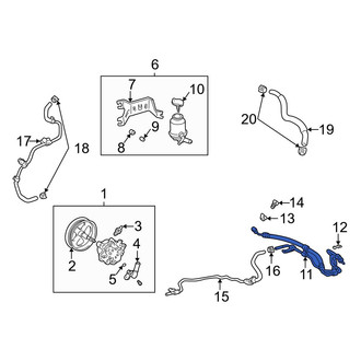 Toyota OE - Power Steering Pressure Hose