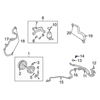 Toyota OE - Power Steering Pressure Line Bolt