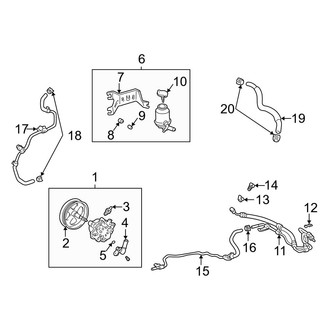 Toyota OE - Steering Gear & Linkage - Pump & Hoses (2.4L)