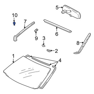 Toyota OE - Windshield Molding Clip