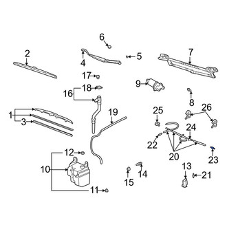 Toyota OE - Liftgate Washer Hose Adapter