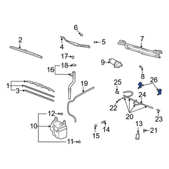 Toyota OE - Front Windshield Washer Nozzle