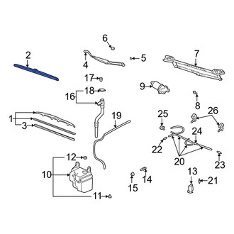 Toyota OE - Front Left Wiper Blade