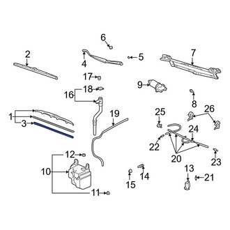 Toyota OE - Front Right Wiper Blade Refill