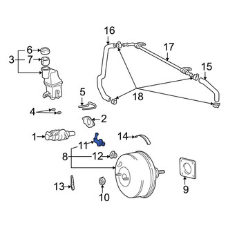 Toyota OE - Power Brake Booster Check Valve