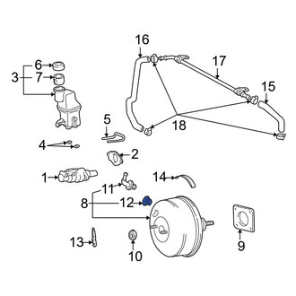 Toyota OE - Power Brake Booster Grommet