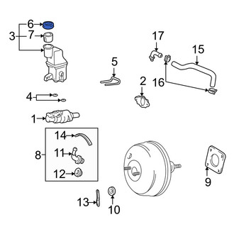 Toyota OE - Brake Master Cylinder Reservoir Cap