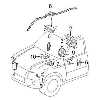 Toyota OE - Restraint Systems - Air Bag Components