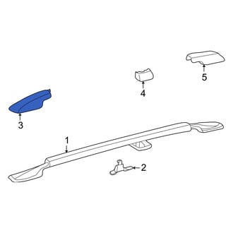 Toyota OE - Right Roof Rack Cover
