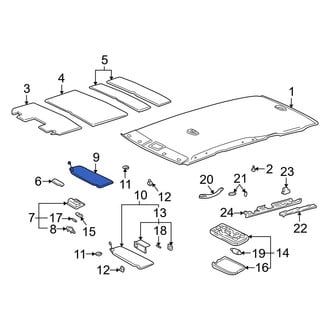 Toyota OE - Right Sun Visor