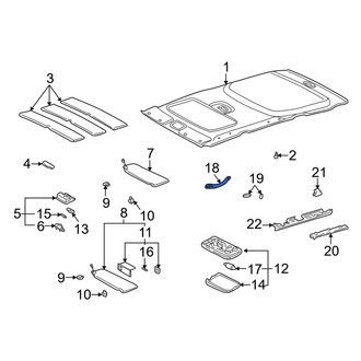 Toyota OE - Front Interior Grab Bar