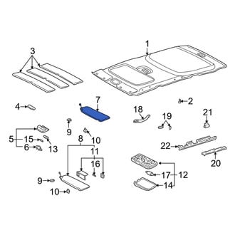 Toyota OE - Right Sun Visor