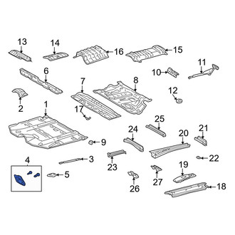Toyota OE - Foot Rest