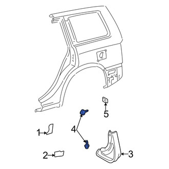 Toyota OE - Fender Molding Screw