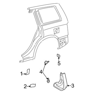 Toyota OE - Quarter Panel - Exterior Trim