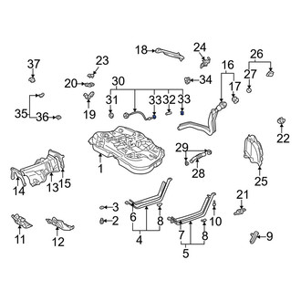 Toyota OE - Evaporative Emissions System Line Clamp