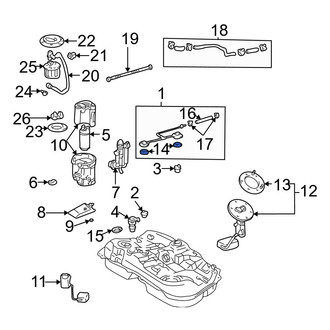 Toyota OE - Fuel Tank Vent Hose Gasket