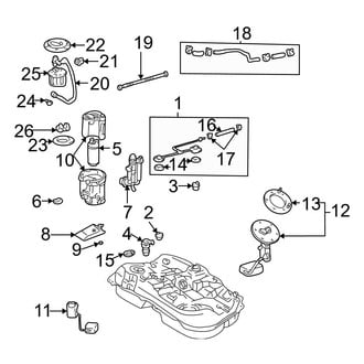 Toyota OE - Fuel System Components (Fuel Pump & Components)