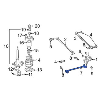 Toyota OE - Rear Suspension Trailing Arm