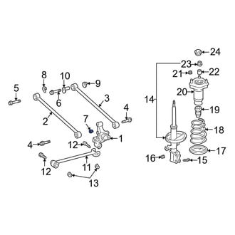 Toyota OE - Outer Steering Tie Rod Nut