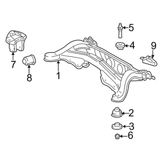 Toyota OE - Rear Suspension - Suspension Mounting (AWD Gas)
