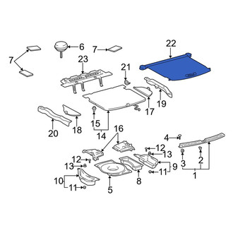 Toyota OE - Rear Cargo Cover