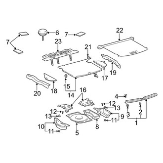 Toyota OE - Rear Body & Floor - Interior Trim