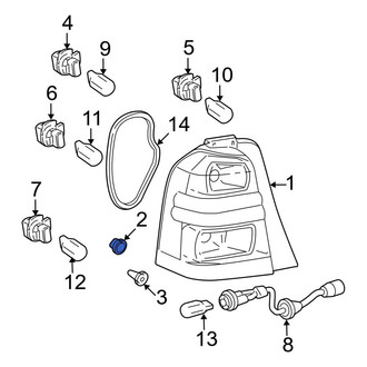 Toyota OE - Tail Light Nut