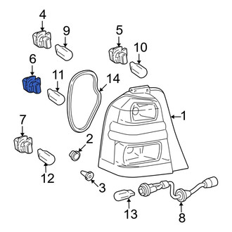 Toyota OE - Tail Light Socket